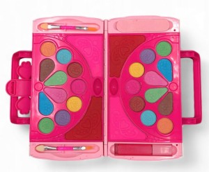 KUFEREK Z KOSMETYKAMI PREZENT DLA DZIEWCZYNKI DUŻO KOSMETYKÓW + LUSTERKO