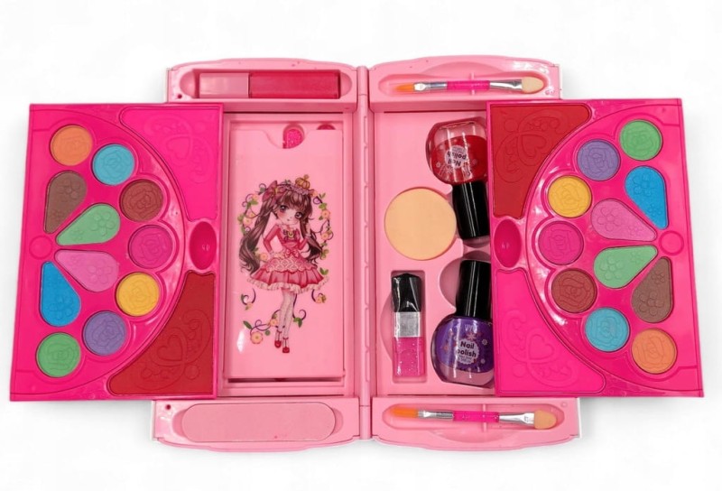 KUFEREK Z KOSMETYKAMI PREZENT DLA DZIEWCZYNKI DUŻO KOSMETYKÓW + LUSTERKO