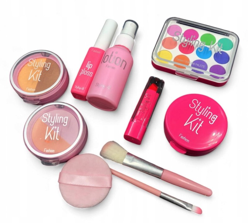 ZESTAW KOSMETYKÓW DLA DZIEWCZYNKI NIE MALUJĄCE KOSMETYKI NA PREZENT