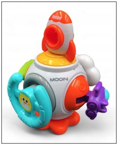 KOSTKA MANIPULACYJNA SENSORYCZNA ZABAWKA EDUKACYJNA MONTESSORI RAKIETA