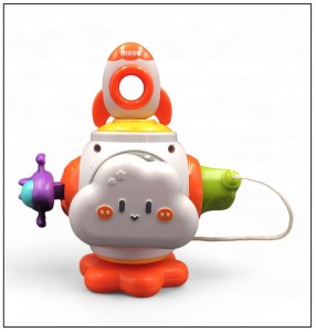 KOSTKA MANIPULACYJNA SENSORYCZNA ZABAWKA EDUKACYJNA MONTESSORI RAKIETA