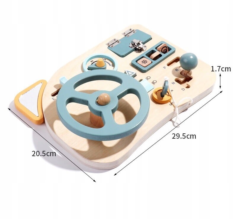 TABLICA MANIPULACYJNA NA PREZENT AUTO ZABAWKA DO STEROWANIA SAMOCHODEM