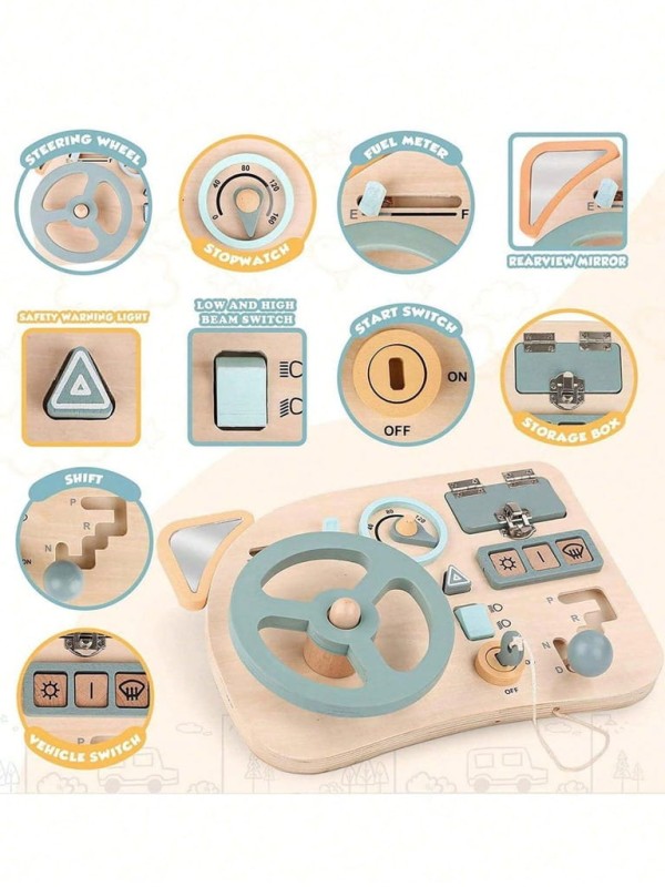 TABLICA MANIPULACYJNA NA PREZENT AUTO ZABAWKA DO STEROWANIA SAMOCHODEM