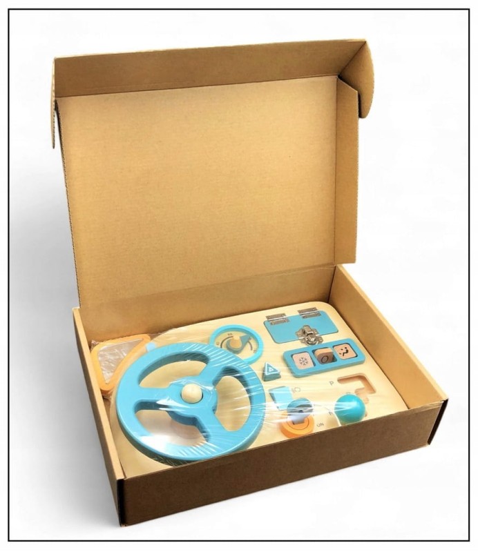 TABLICA MANIPULACYJNA NA PREZENT AUTO ZABAWKA DO STEROWANIA SAMOCHODEM