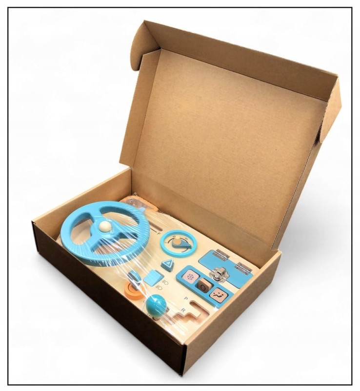 TABLICA MANIPULACYJNA NA PREZENT AUTO ZABAWKA DO STEROWANIA SAMOCHODEM