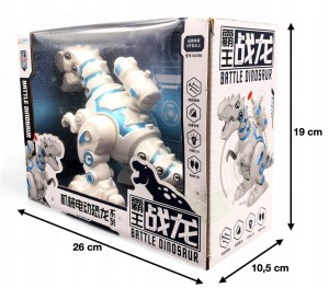 DINOZAUR ZABAWKA DLA CHŁOPCA CHODZĄCY RYCZĄCY T-REX Z WYRZUTNIĄ ŚWIATEŁKAMI