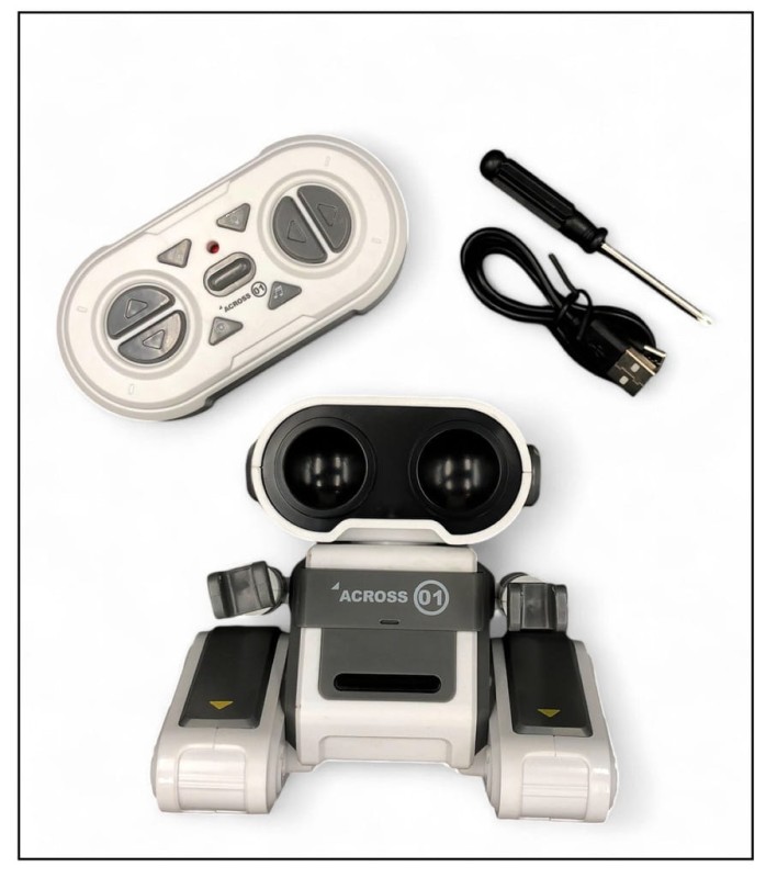 ZDALNIE STEROWANA ZABAWKA DLA DZIECKA ROBOT ZE ŚWIATŁAMI LED I DŹWIĘKIEM