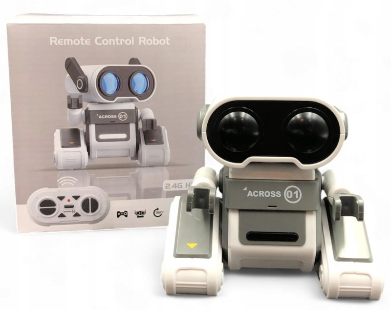 ZDALNIE STEROWANA ZABAWKA DLA DZIECKA ROBOT ZE ŚWIATŁAMI LED I DŹWIĘKIEM