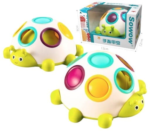 EDUKACYJNA ZABAWKA DLA DZIECKA UKŁADANKA LOGICZNA SENSORYCZNY GĄSIENICA