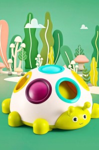 EDUKACYJNA ZABAWKA DLA DZIECKA UKŁADANKA LOGICZNA SENSORYCZNY GĄSIENICA