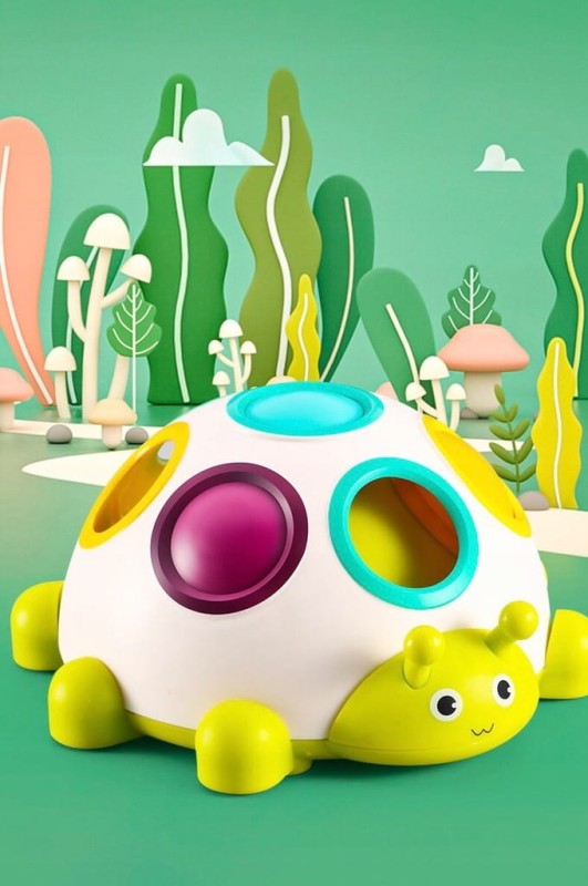 EDUKACYJNA ZABAWKA DLA DZIECKA UKŁADANKA LOGICZNA SENSORYCZNY GĄSIENICA