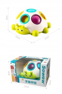 EDUKACYJNA ZABAWKA DLA DZIECKA UKŁADANKA LOGICZNA SENSORYCZNY GĄSIENICA