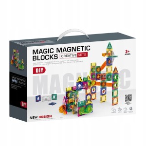 magnetyczne klocki 73 elementy klocki 3D