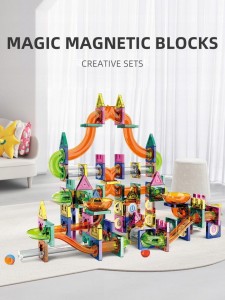 magnetyczne klocki 73 elementy klocki 3D