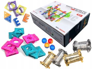 magnetyczne klocki 73 elementy klocki 3D