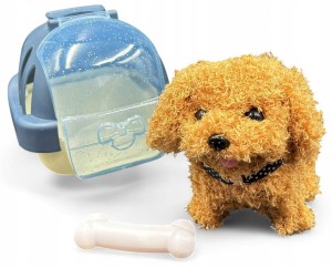 Interaktywny piesek szczeniaczek interaktywna zabawka dla dziecka z domkiem poony