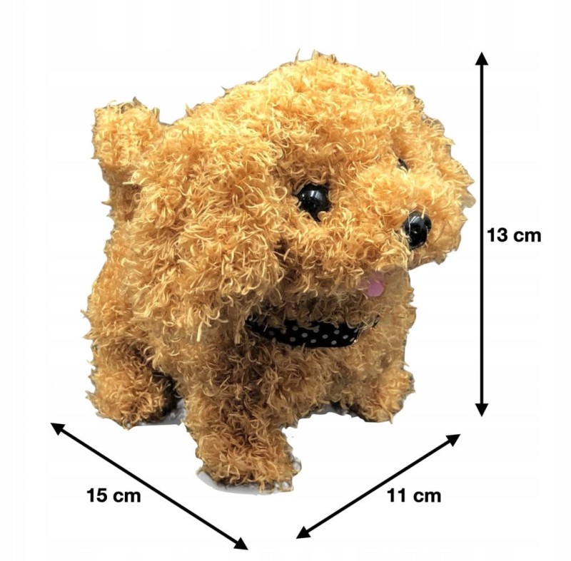Interaktywny piesek szczeniaczek interaktywna zabawka dla dziecka z domkiem poony