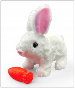 Interaktywne zwierzątko dla dziecka zajączek interaktywny kica rusza uszami poony