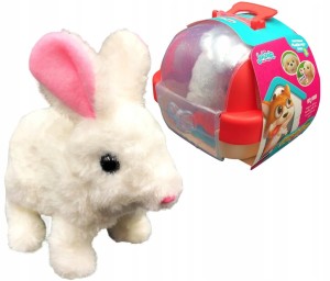 INTERAKTYWNE ZWIERZĄTKO DLA DZIECKA ZAJĄCZEK INTERAKTYWNY KICA RUSZA USZAMI