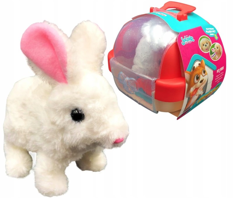 INTERAKTYWNE ZWIERZĄTKO DLA DZIECKA ZAJĄCZEK INTERAKTYWNY KICA RUSZA USZAMI