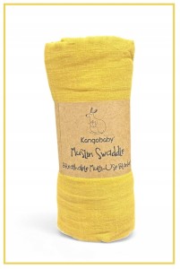Lekki kocyk niemowlęcy otulacz muślinowy dla dziecka 120x110cm bawełna 100% poony