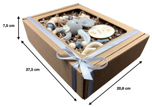 Witaj na świecie zestaw prezentowy na narodziny dziecka ekologiczny babybox poony