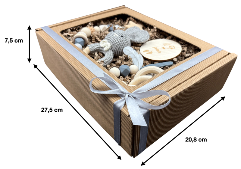Witaj na świecie zestaw prezentowy na narodziny dziecka ekologiczny babybox poony