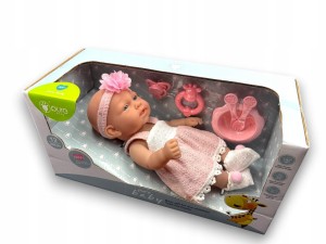 lalka bobas prezent dla dziewczynki lalka w pudełku prezentowym + akcesoria - poony