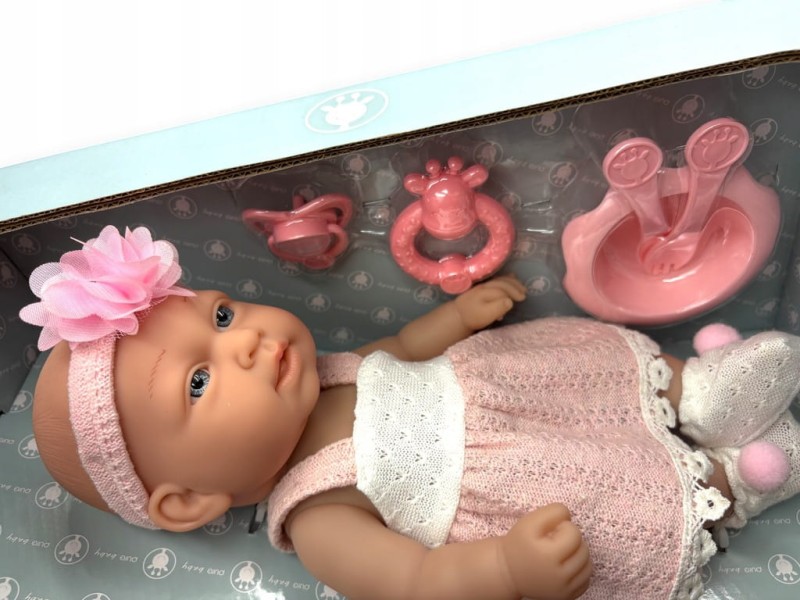 LALKA BOBAS PREZENT DLA DZIEWCZYNKI LALKA W PUDEŁKU PREZENTOWYM + AKCESORIA