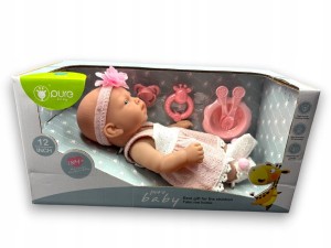 lalka bobas prezent dla dziewczynki lalka w pudełku prezentowym + akcesoria - poony