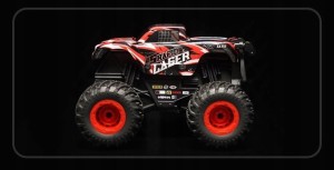 czerwony monster truck auto terenowe zabawka dla chłopca prezent na święta - poony