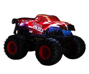 czerwony monster truck auto terenowe zabawka dla chłopca prezent na święta - poony