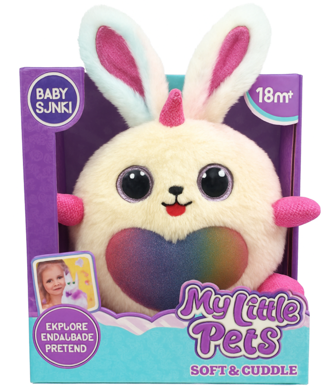 jednorożec maskotka interaktywna ze świecącym rogiem i nagrywaniem głosu - poony