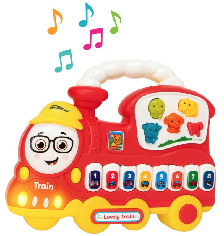 pociąg interaktywna zabawka grająca - poony