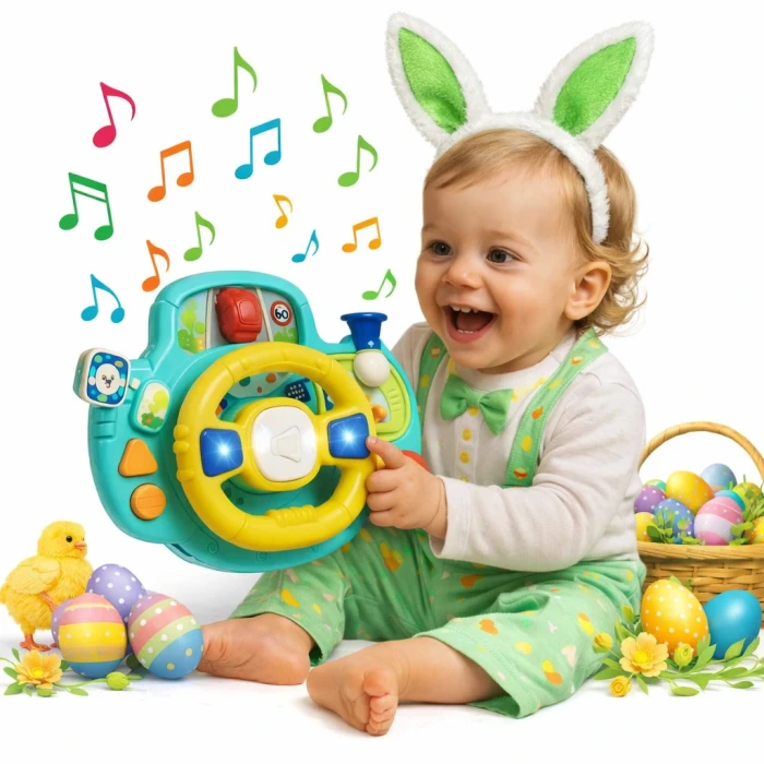 prezent wielkanoc, chłopak, dziewczynka, bobas, maluszek 1 rok, 12 miesięcy .webp