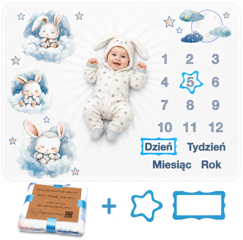 foto-kocyk z króliczkami zapakowany na prezent dla dziecka poony.png