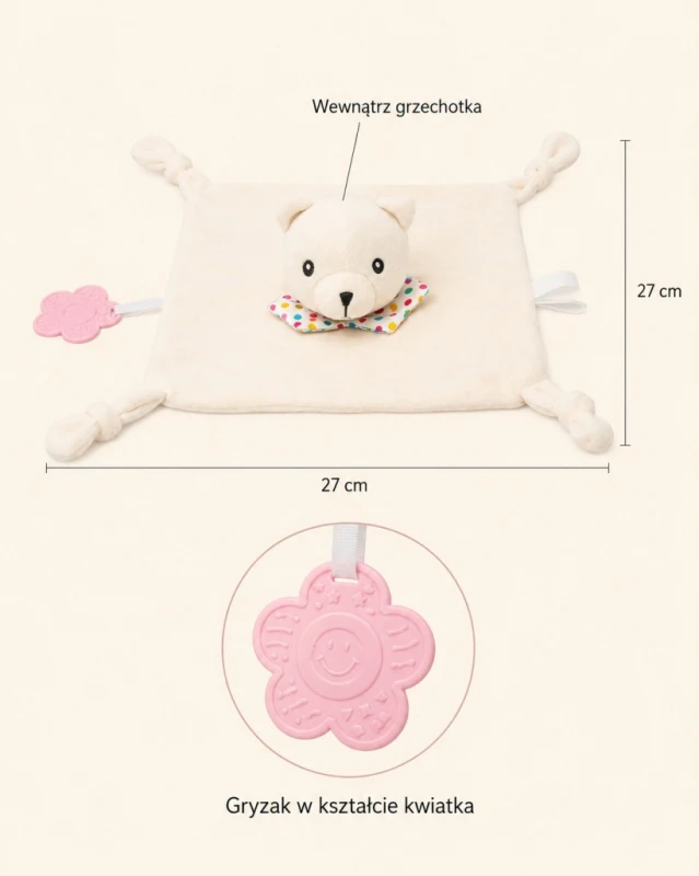 gryzak dla dziecka sensoryczna zabawka niemowlęca poony