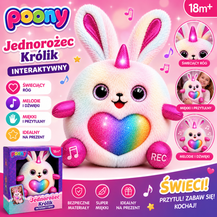 interaktywna zabawka dla dziecka poony