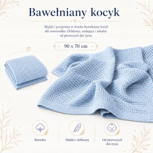 kocyk niemowlęcy zawieszka do smoczka tabliczka na opaskę szpitalną poony
