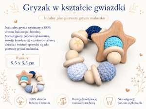 grzechotka dla niemowlaka poony