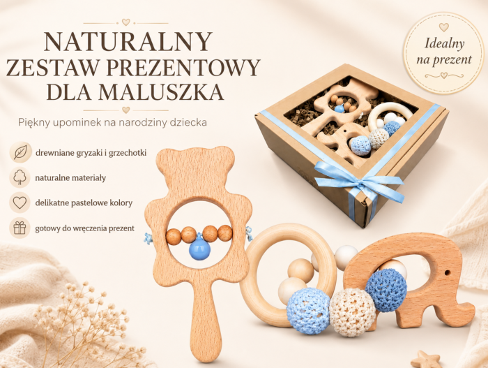 prezent na narodziny dziecka poony
