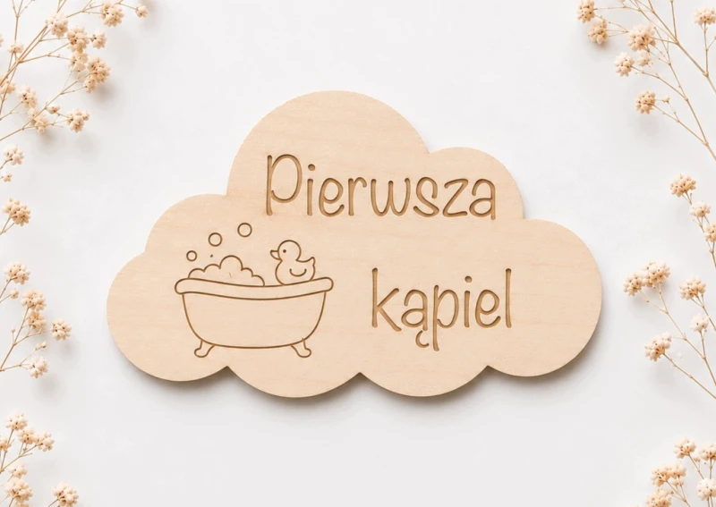 kocyk do zdjęć z księżycem akcesoria do zdjęć drewniane tabliczki poony