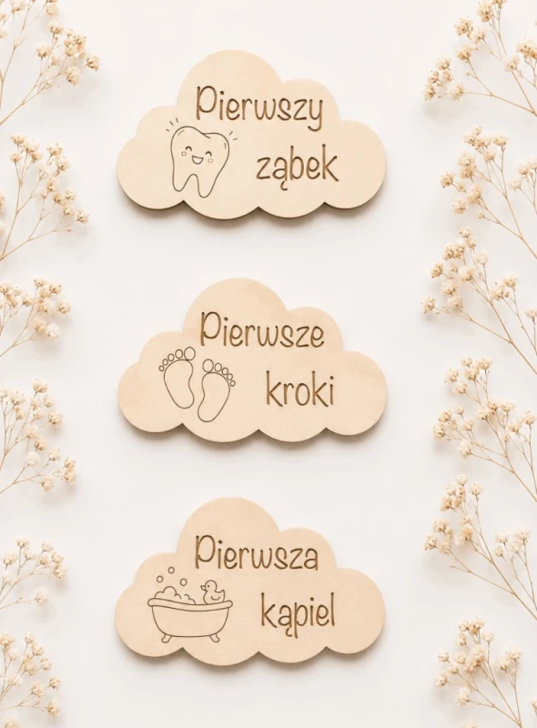 kocyk do zdjęć z księżycem akcesoria do zdjęć drewniane tabliczki poony