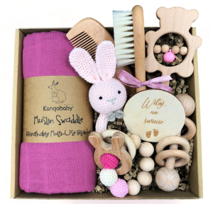prezent na narodziny dziecka dziewczynki baby box poony
