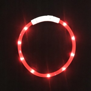Świecąca obroża dla psa LED z możliwością regulacji rozmiaru