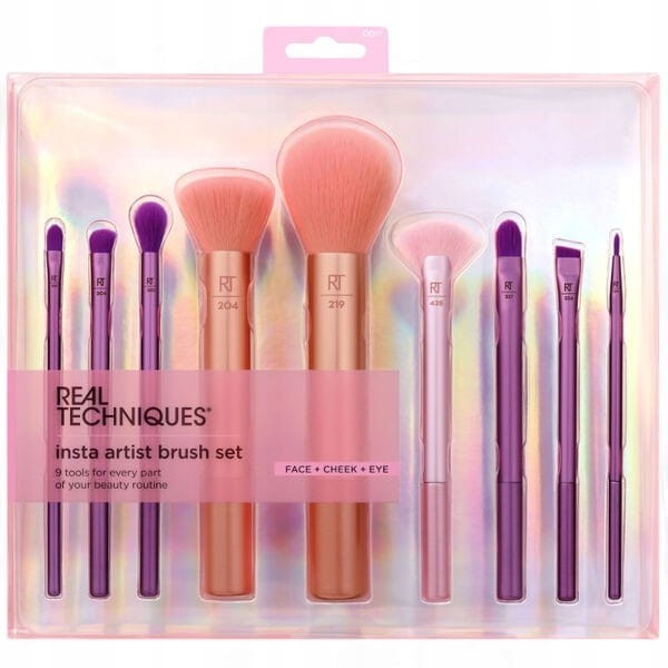 Real Techniques Zestaw Pędzli do makijażu twarzy i oka Insta Artist Brush