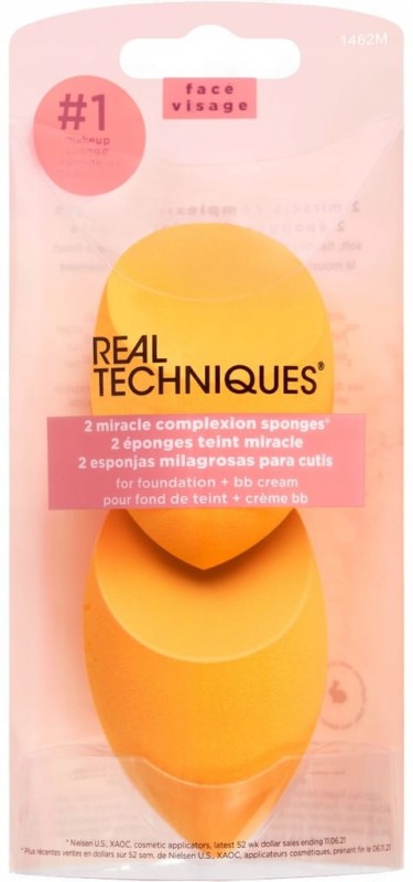 Gąbka do makijażu Real Techniques dwupak gąbek Beauty blender 2 sztuki