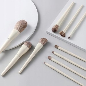 Pędzle do makijażu + kosmetyczka, Komplet pędzli do make-up w pudełku