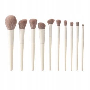 Pędzle do makijażu + kosmetyczka, Komplet pędzli do make-up w pudełku