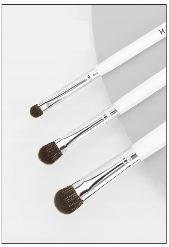 Zestaw profesjonalnych pędzli do makijażu twarzy i oczu Happy Makeup